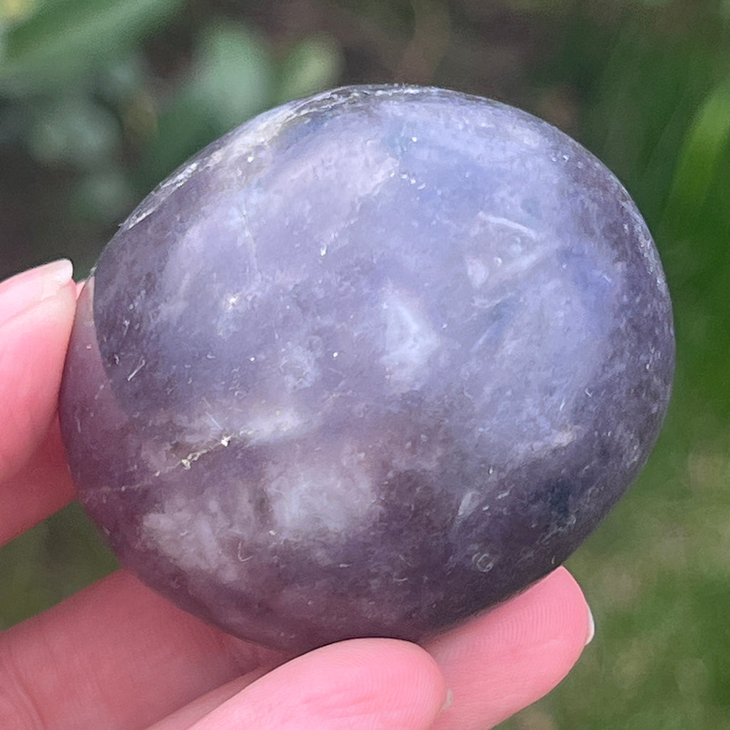 Lepidolit palm stone m4, pietre semipretioase - druzy.ro 2 
