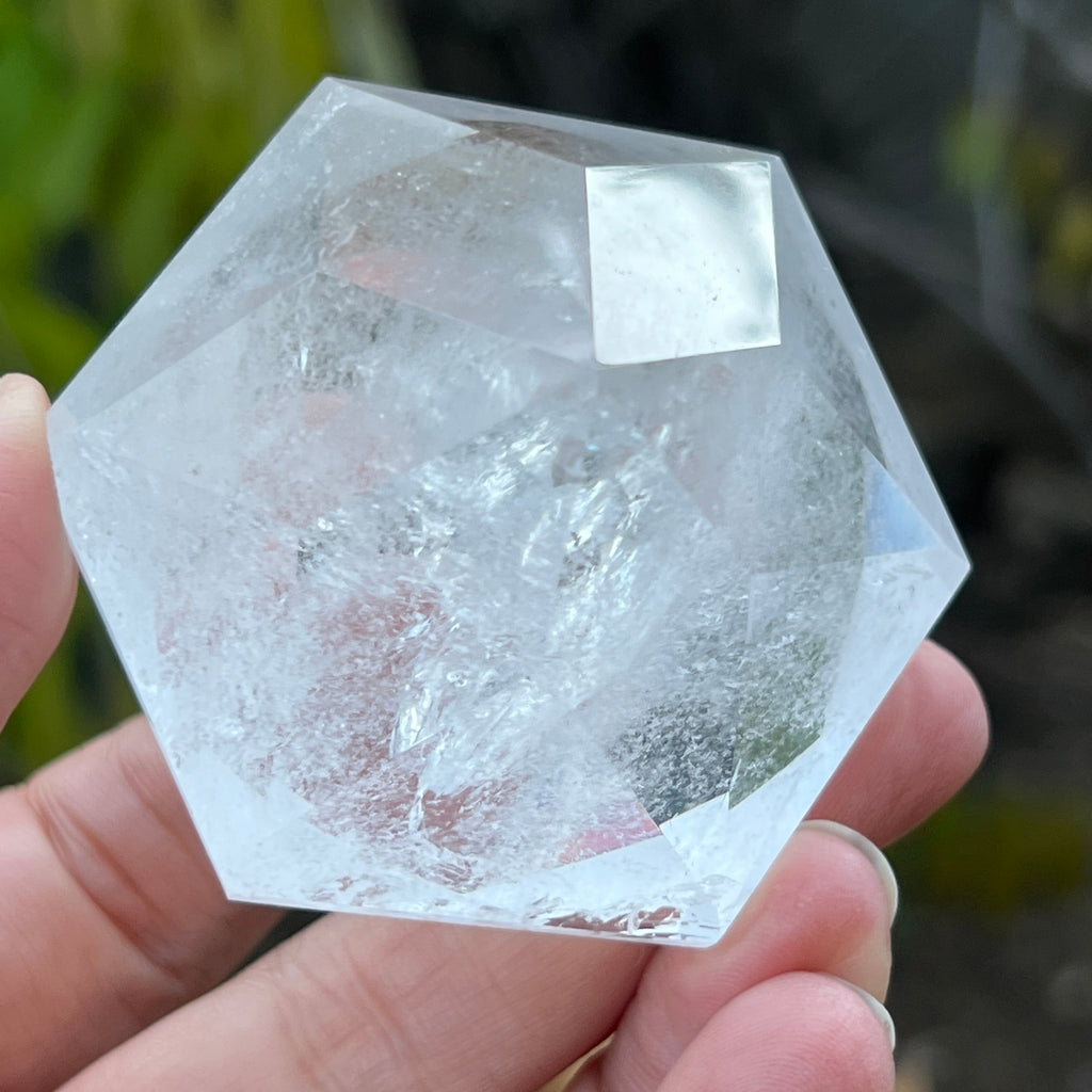 Cuart forma diamant cristal de stanca/cuart incolor model 9 A, pietre semipretioase - druzy.ro 4 