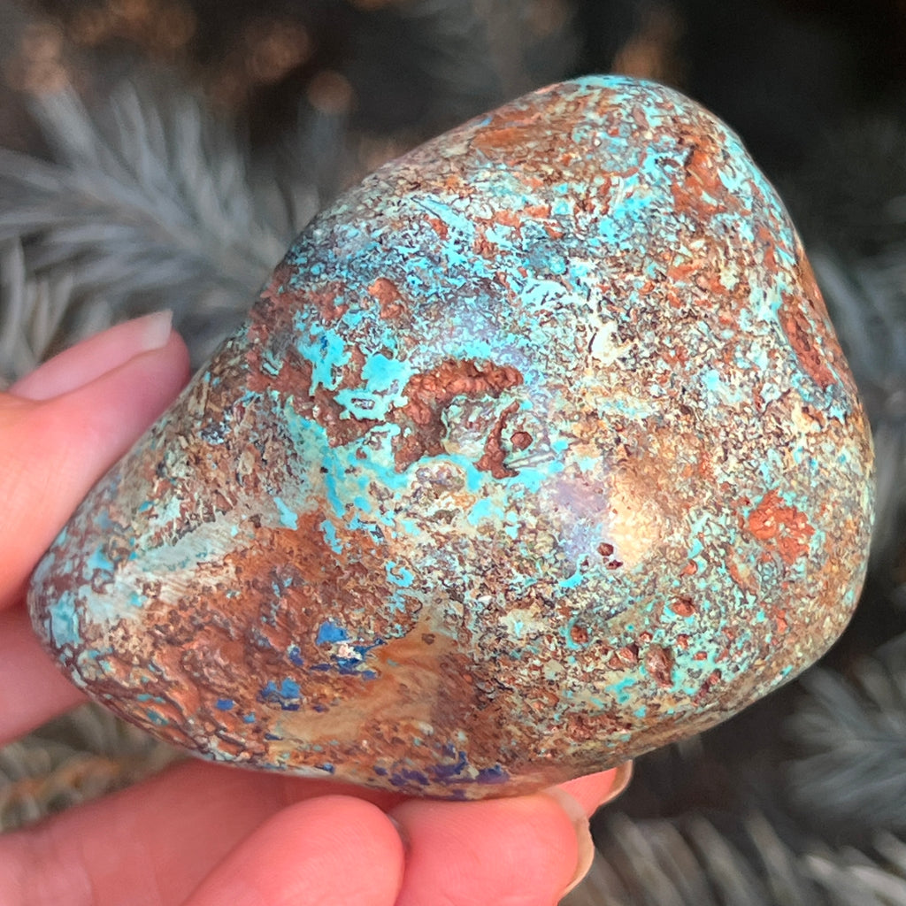 Shattuckite forma libera/palmstone m4, pietre semipretioase - druzy.ro 3 