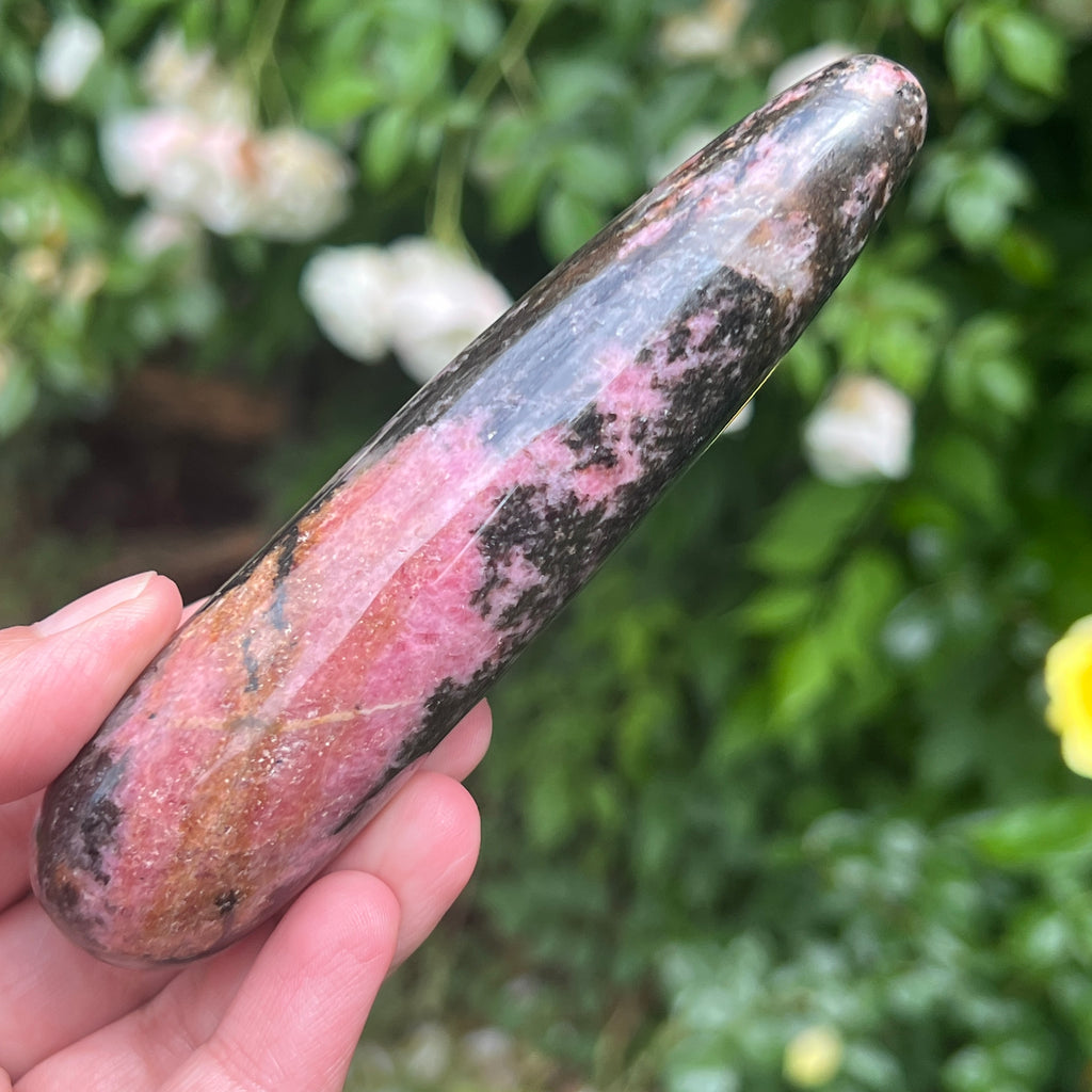 Bagheta masaj rodonit model 2, pietre semipretioase - druzy.ro 3 