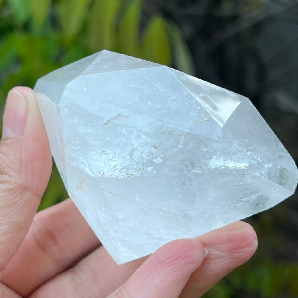 Cuart forma diamant caliate extra, cristal de stanca/cuart incolor m9, pietre semipretioase - druzy.ro 1 