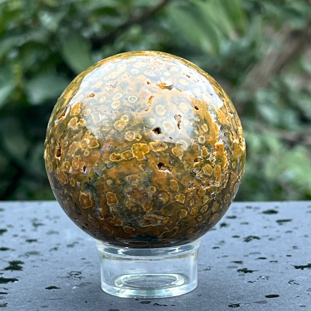Sfera jasp ocean model 5, pietre semipretioase - druzy.ro 5 