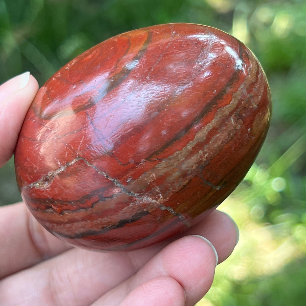 Ou jasp rosu din Zimbabwe model 6, pietre semipretioase - druzy.ro 12 