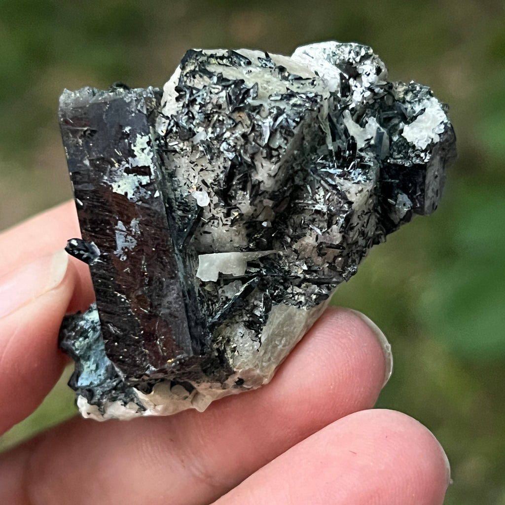 Cluster egirin mini cuart fumuriu/negru Zomba m15, pietre semipretioase - druzy.ro 7 
