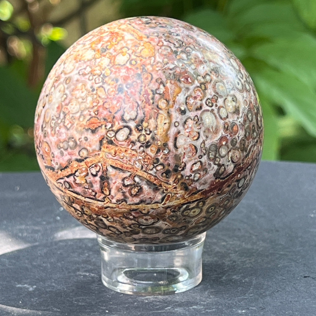 Sfera jasp piele de sarpe din Australia | Model 9, pietre semipretioase - druzy.ro 1 