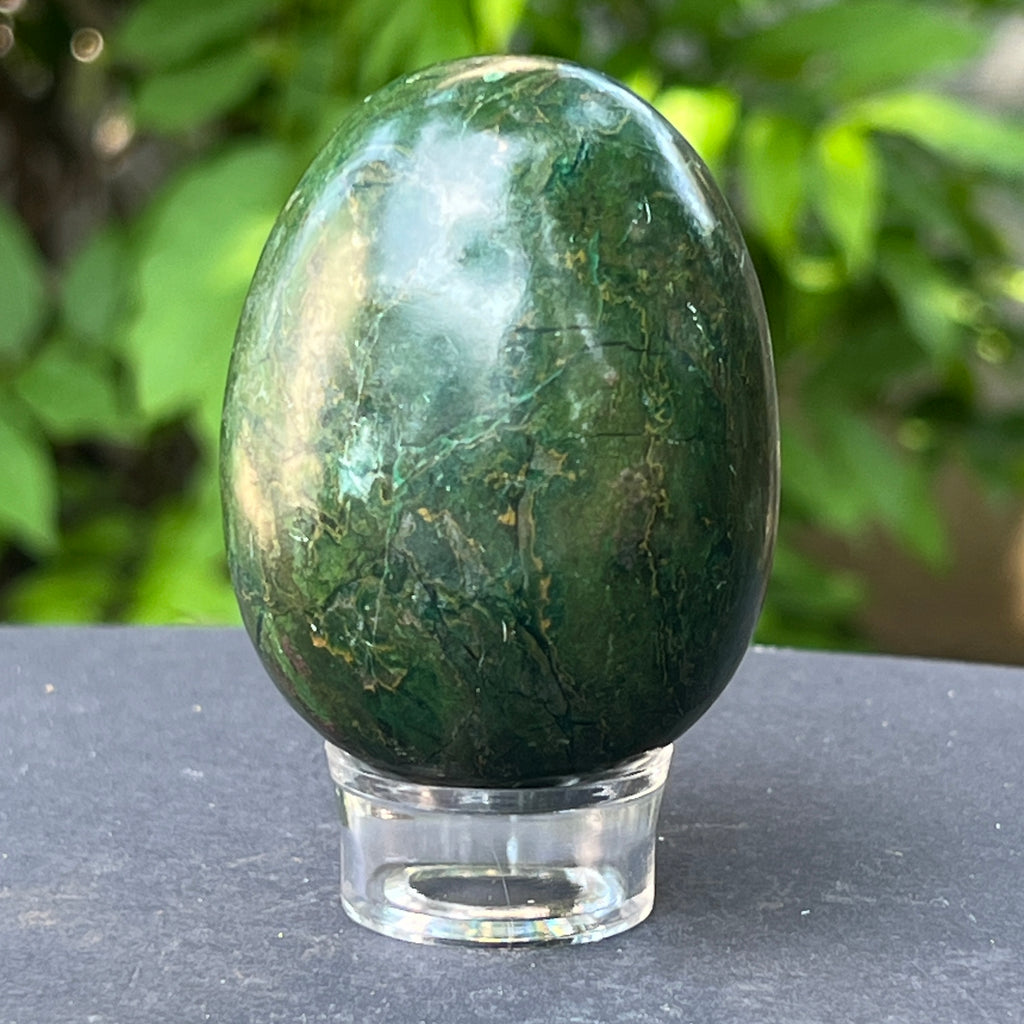 Ou verdit (jad african) m1, pietre semipretioase - druzy.ro 1 