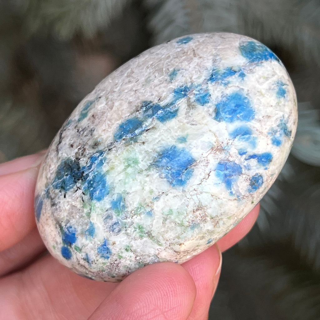 Palmstone K2 Granit cu azurit model 8, pietre semipretioase - druzy.ro 6 