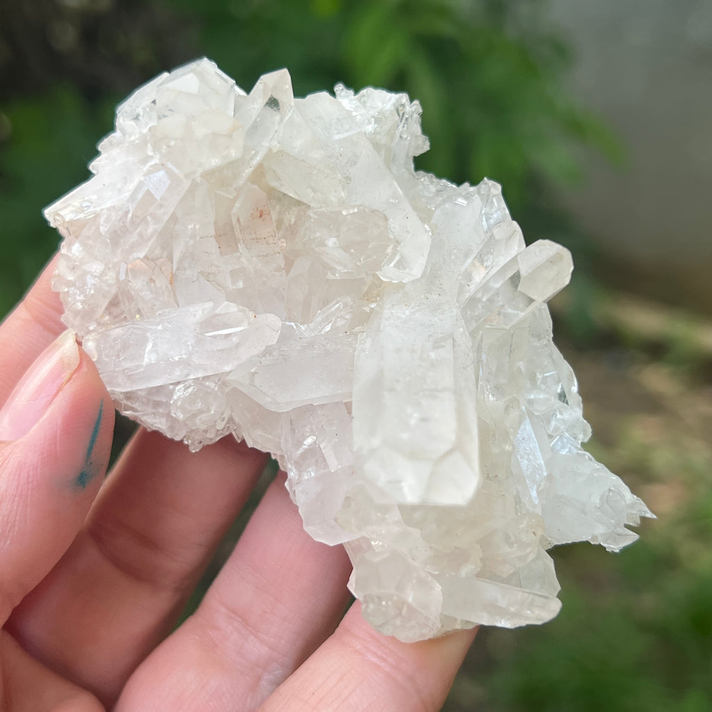 Cluster cuart incolor, floare de mina m22, pietre semipretioase - druzy.ro 4 