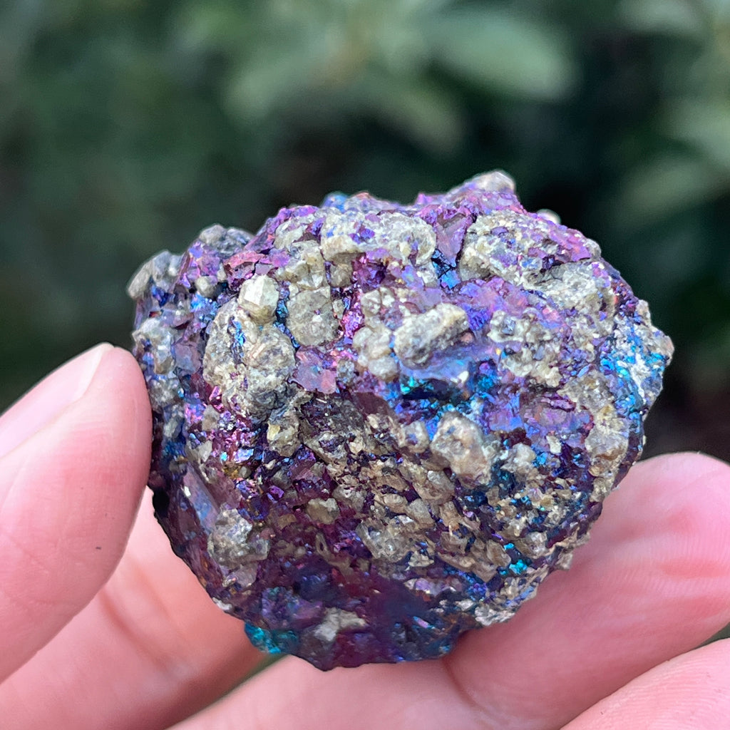 Calcopirita iridescentă din Mexic model 4, pietre semipretioase - druzy.ro 7 