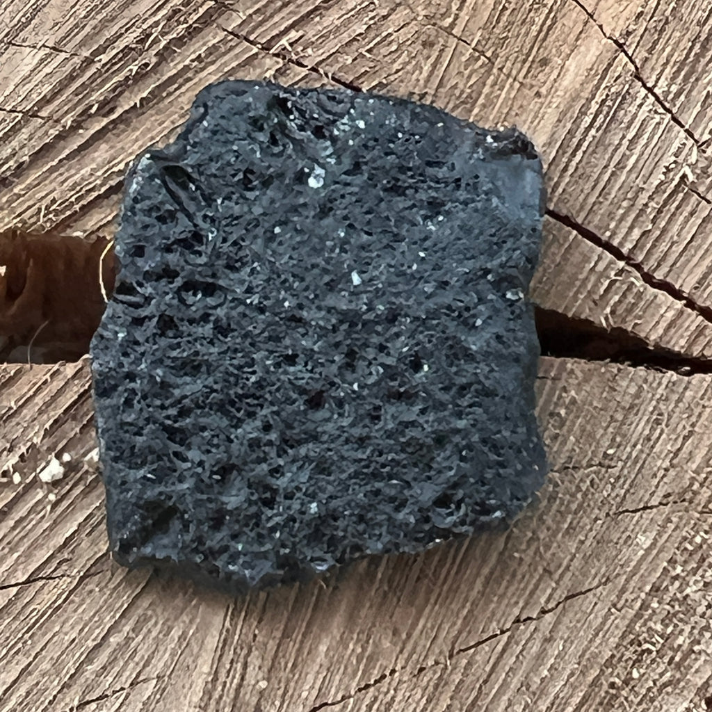 Tectita neagra, meteorit piatra bruta, tektit m9, pietre semipretioase - druzy.ro 1 