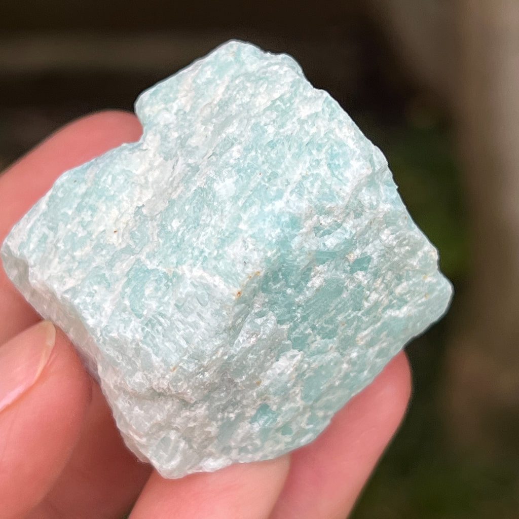 Amazonit piatra bruta din Brazilia model 2, pietre semipretioase - druzy.ro 2 