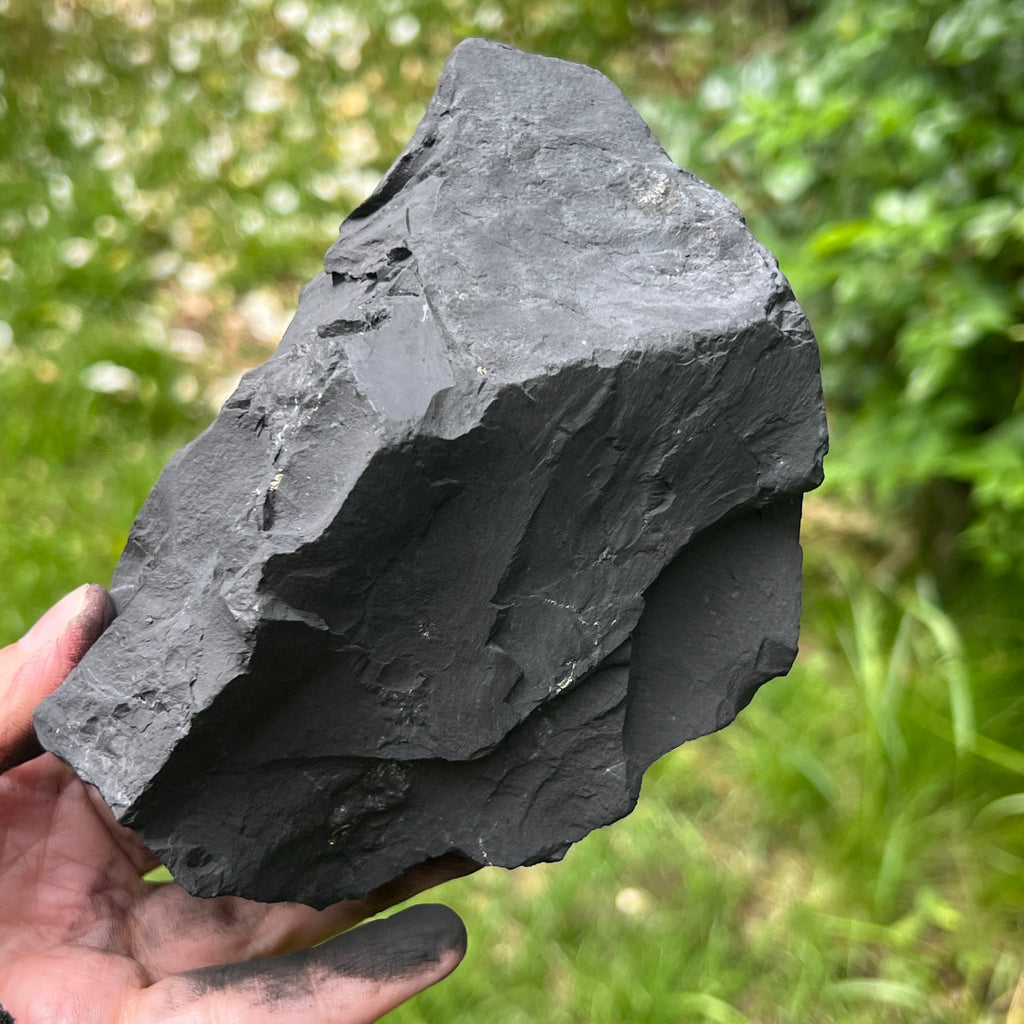 Shungit piatra bruta XXL model 9, pietre semipretioase - druzy.ro 4 