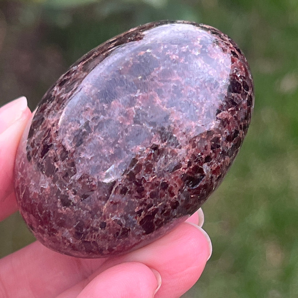 Granat palmstone model 8, pietre semipretioase - druzy.ro 2 