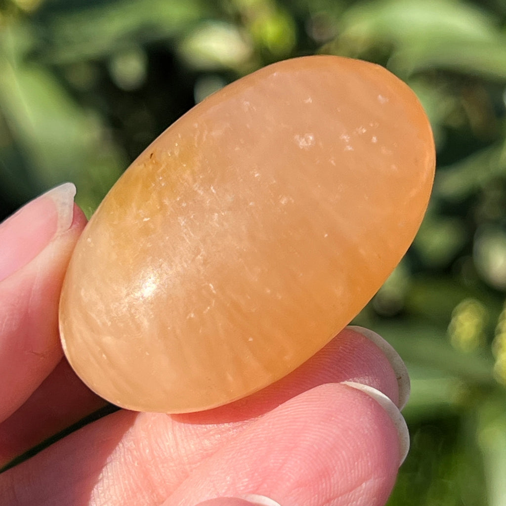 Calcit portocaliu palmstone model 10 (din Madagascar), pietre semipretioase - druzy.ro 3 