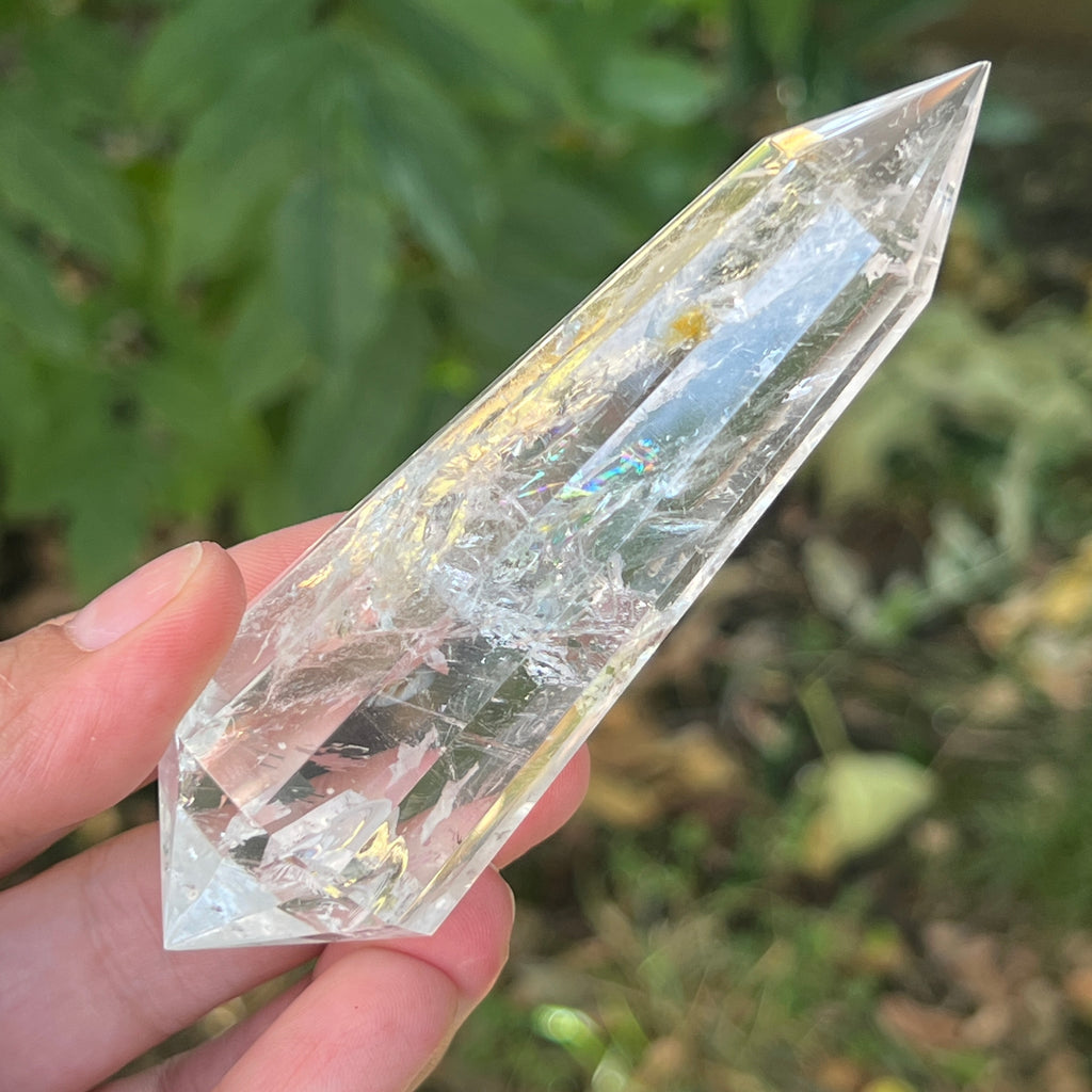 Bagheta cuart vogel, 12 fete, Brazilia model 23, pietre semipretioase - druzy.ro 6 