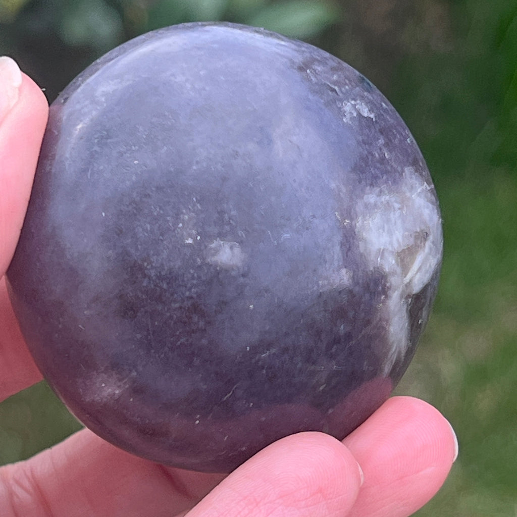 Lepidolit palm stone m4, pietre semipretioase - druzy.ro 4 