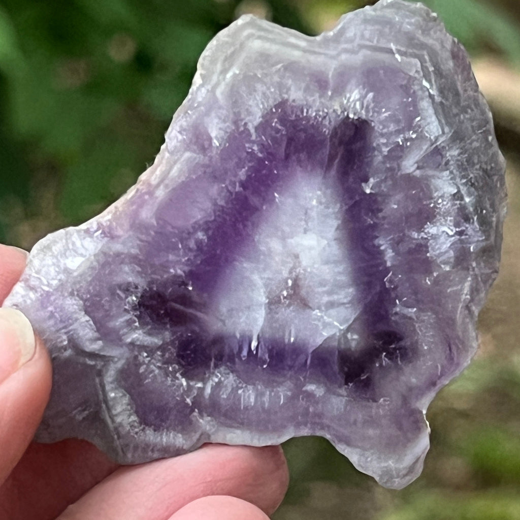 Felie nodul ametist chevron, pietre semipretioase - druzy.ro 1 