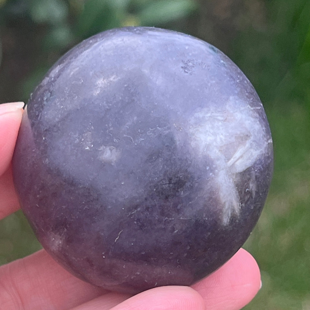 Lepidolit palm stone m4, pietre semipretioase - druzy.ro 3 