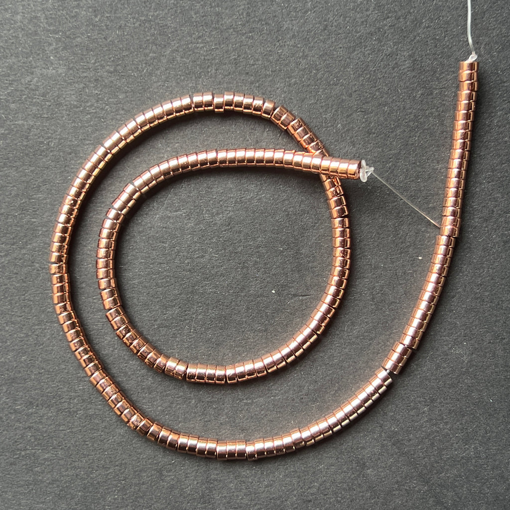 Sirag margele pietre semipretioase HEMATIT WAVE ROSE, pietre semipretioase - druzy.ro 3 