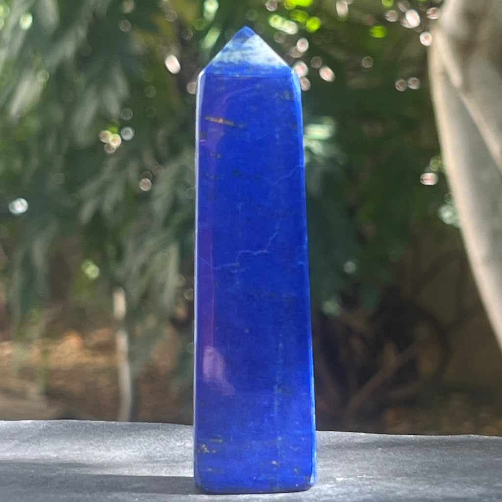 Turn/obelisc lapis lazuli m9, druzy.ro, cristale 1