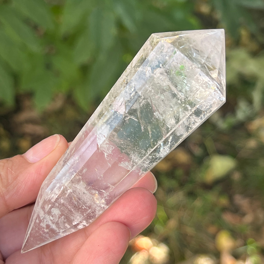 Bagheta cuart vogel, 12 fete, Brazilia model 28, pietre semipretioase - druzy.ro 4 