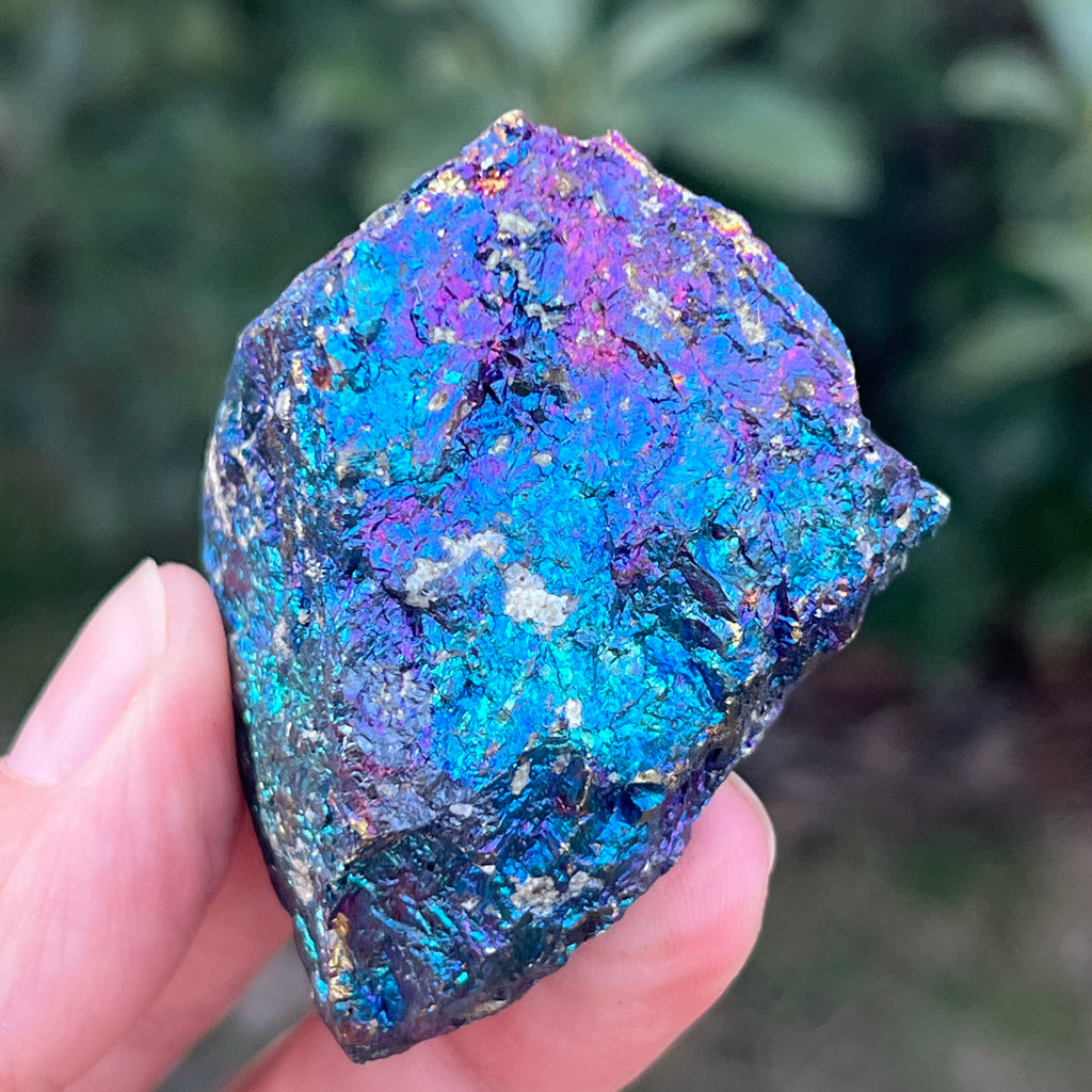 Calcopirita iridescentă din Mexic model 6, pietre semipretioase - druzy.ro 4 