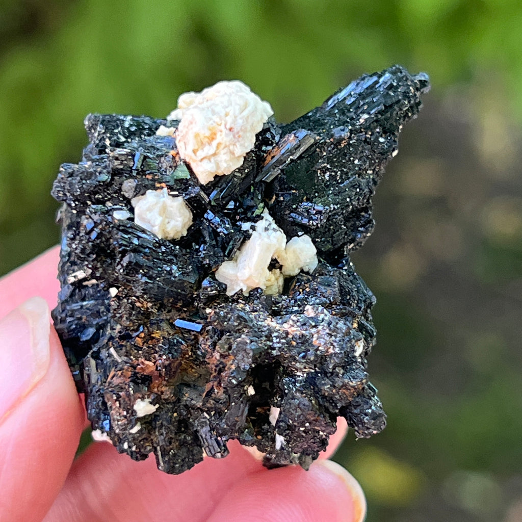 Cluster turmalina neagra model 13 din Erongo, Namibia, pietre semipretioase - druzy.ro 2 