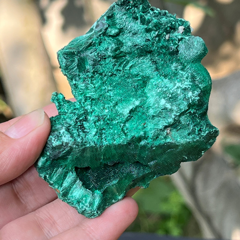 Malachit matasos piatra bruta m6, pietre semipretioase - druzy.ro 2 