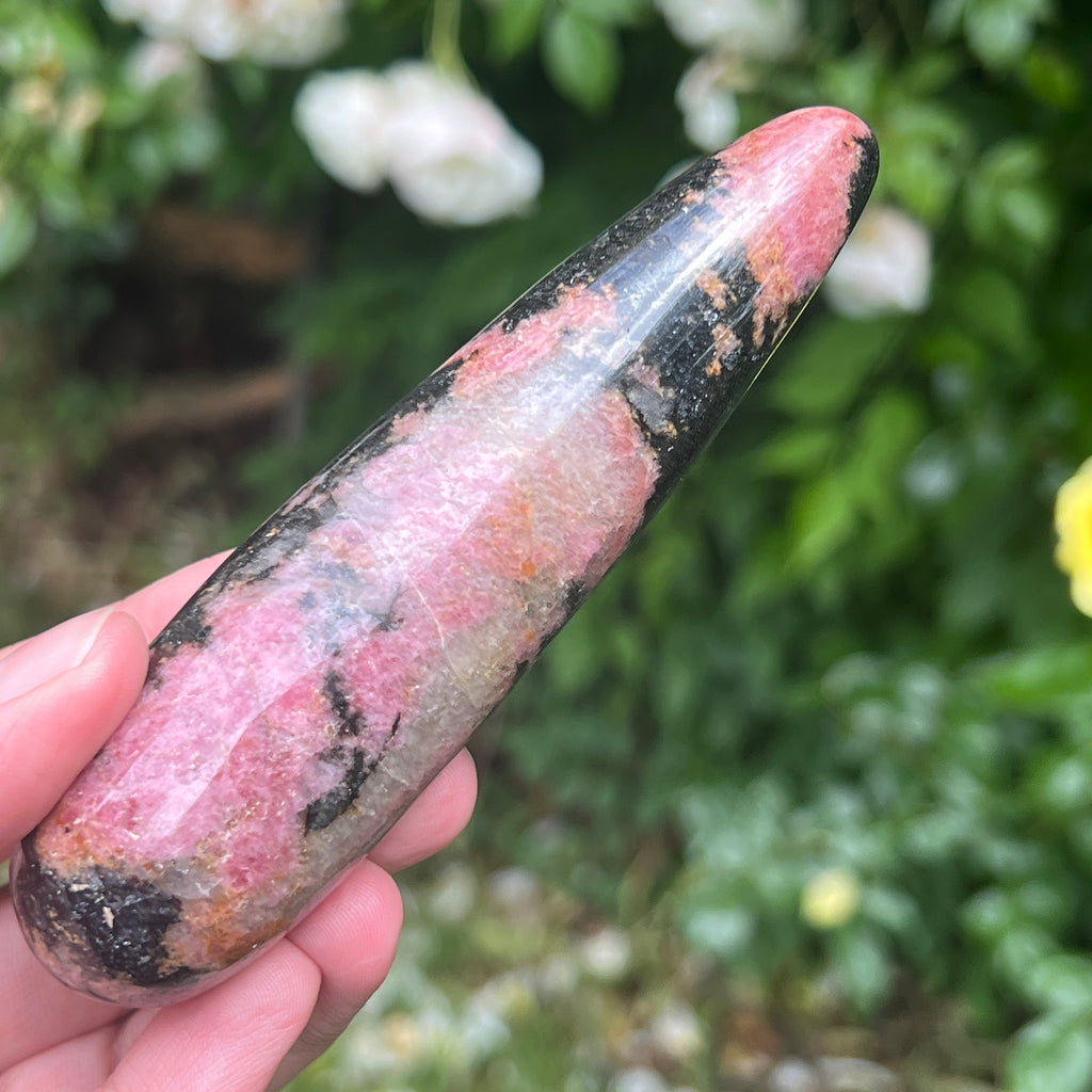 Bagheta masaj rodonit model 3, pietre semipretioase - druzy.ro 3 
