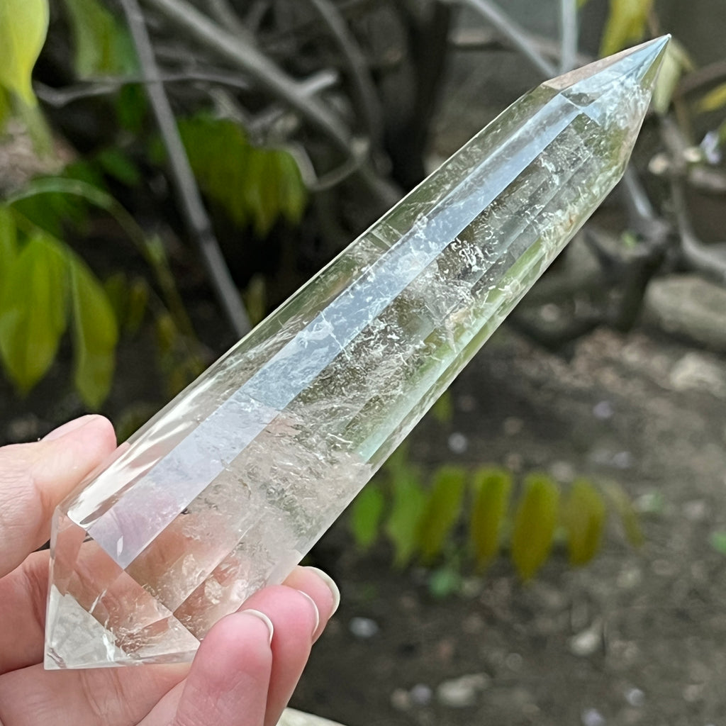 Bagheta cuart vogel, 12 fete, Brazilia model 18, pietre semipretioase - druzy.ro 1 