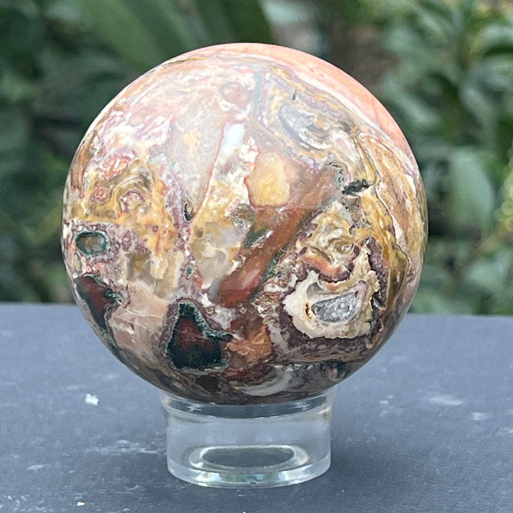 Sfera jasp peisaj ( landscape) din Namibia model 1, pietre semipretioase - druzy.ro 3 