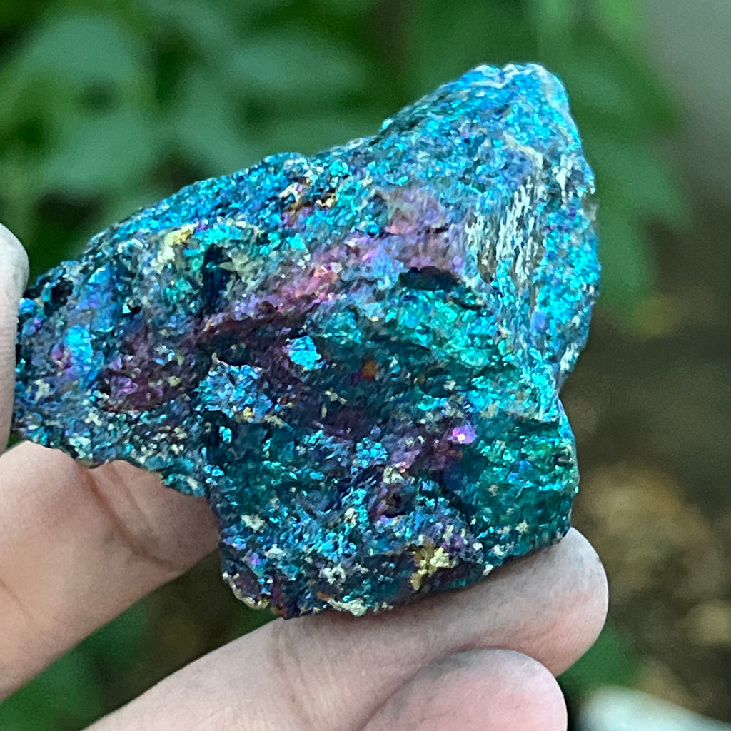 Calcopirita iridescentă din Mexic model 12, pietre semipretioase - druzy.ro 7 