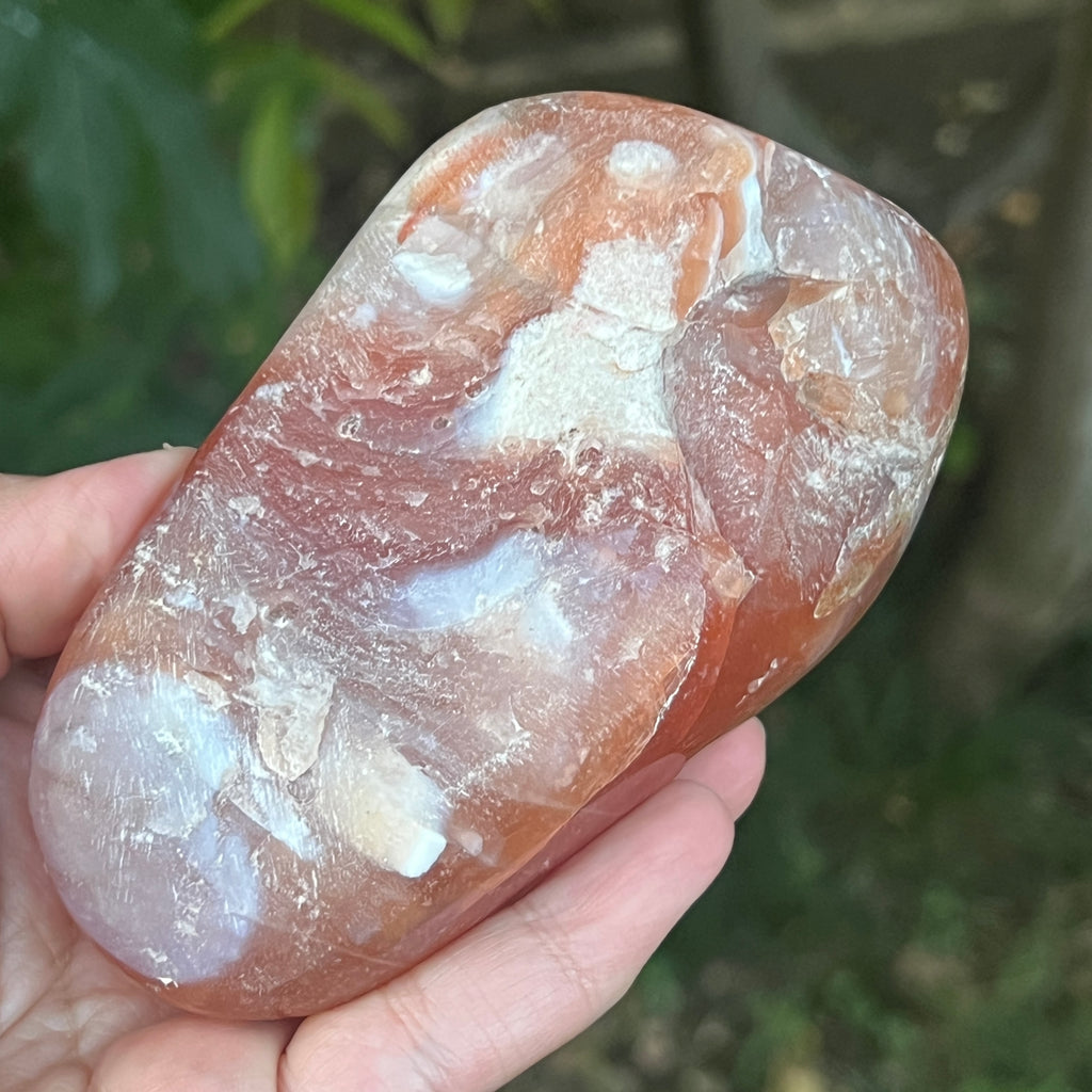 Nodul agat de Botswana, agat river, unicat | Model XL4, pietre semipretioase - druzy.ro 3 
