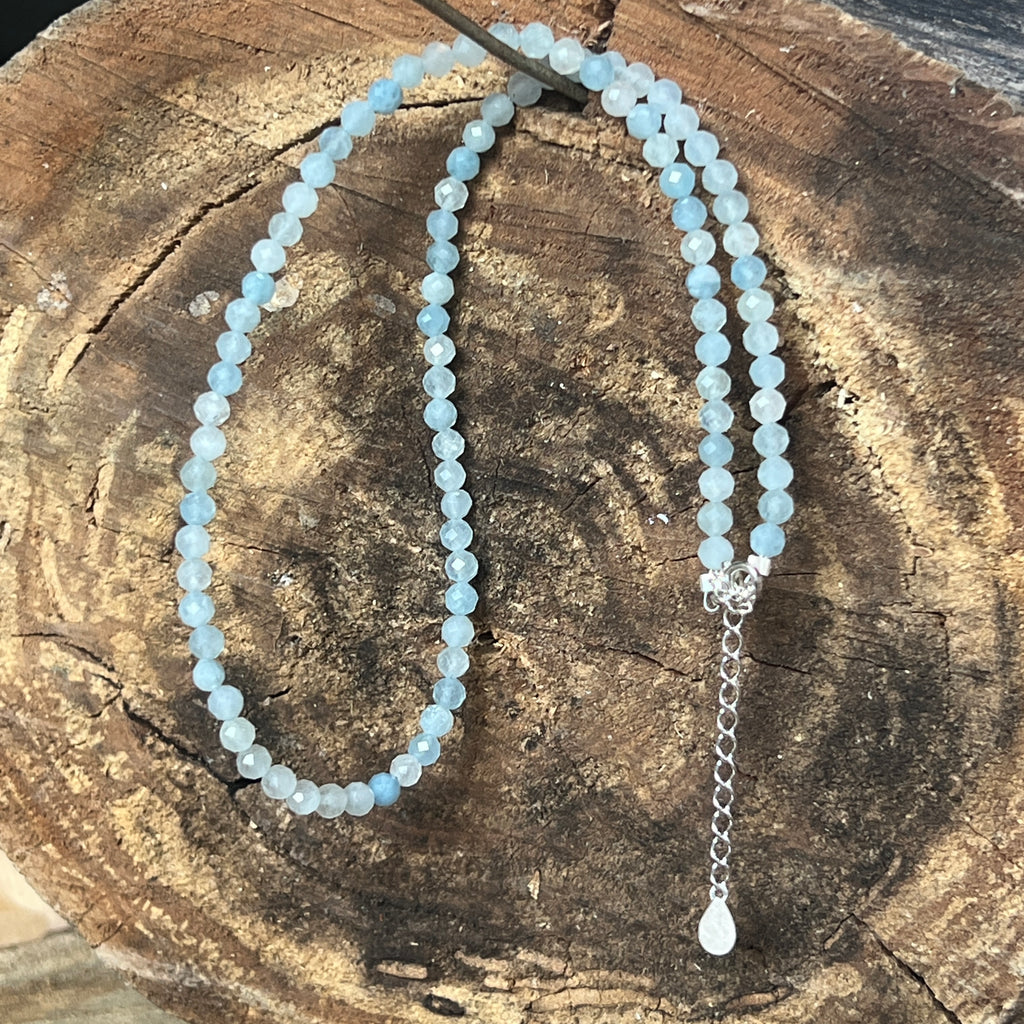 Colier acvamarin Strength #64, pietre semipretioase - druzy.ro 4 
