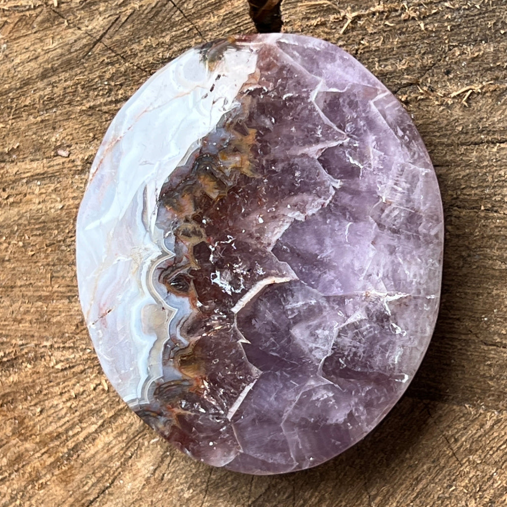 Palmstone ametist cu agat druzy model 1, pietre semipretioase - druzy.ro 2 