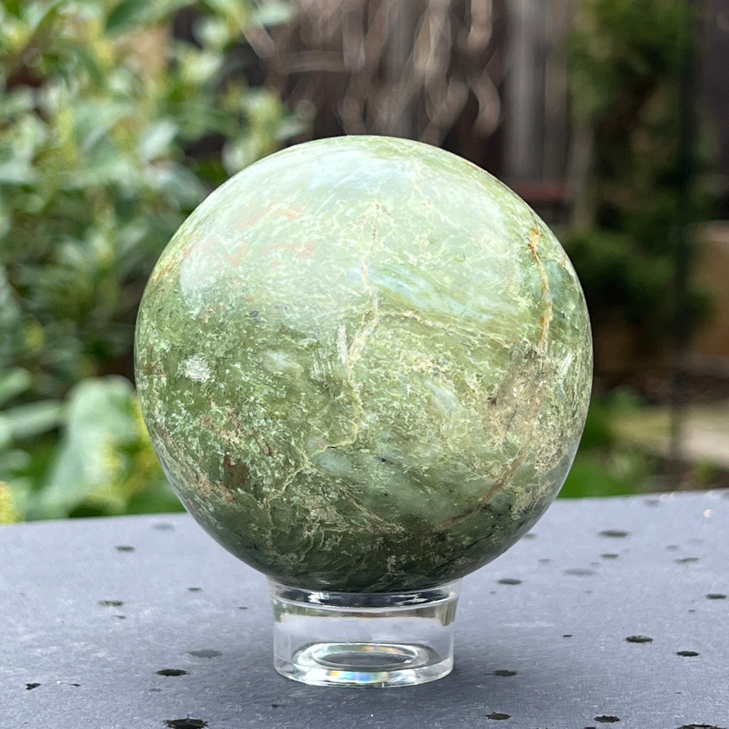 Crisopraz sfera m1, pietre semipretioase - druzy.ro 4 