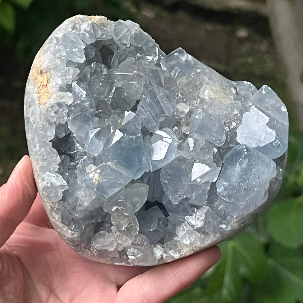 Inima celestit / celestina | Model 2, pietre semipretioase - druzy.ro 6 