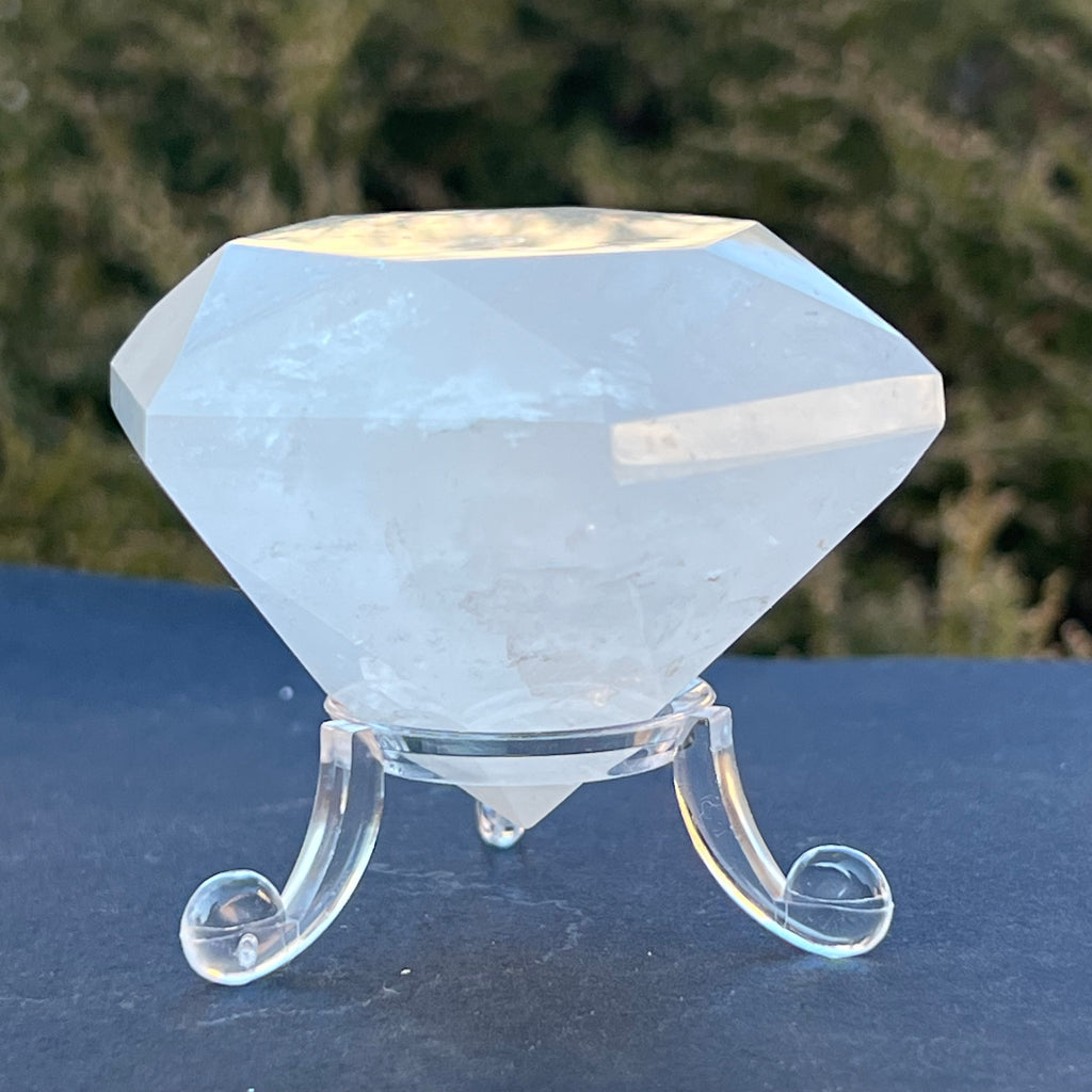 Cuart forma diamant cristal de stanca/cuart incolor model 9 A, druzy.ro, cristale 2