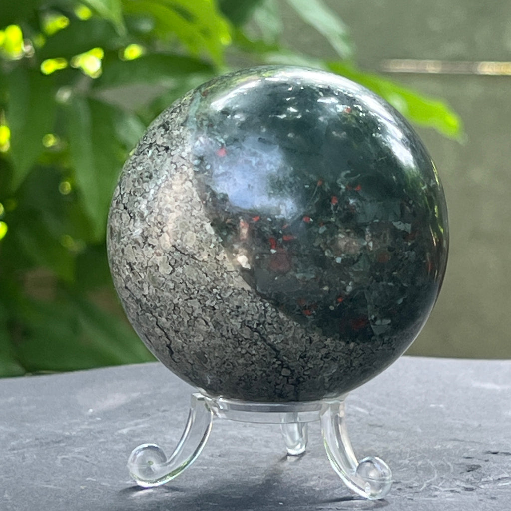 Sfera seftonit piatra sangelui model 2, pietre semipretioase - druzy.ro 6 
