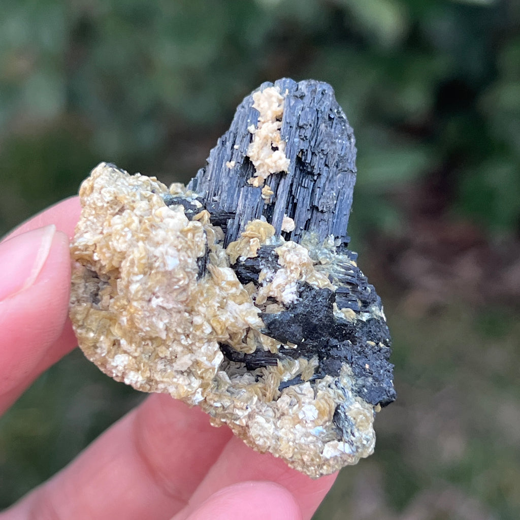 Cluster turmalina neagra cu vermiculita din Erongo m1, pietre semipretioase - druzy.ro 5 