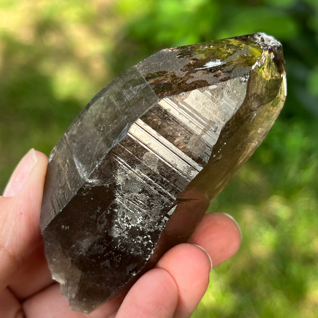 Varf brut cuart fumuriu | Model L10, pietre semipretioase - druzy.ro 3 