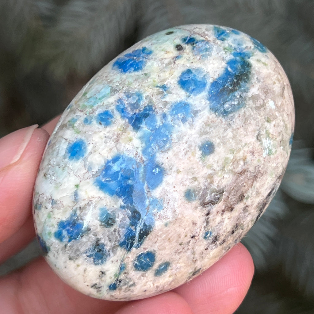 Palmstone K2 Granit cu azurit model 8, pietre semipretioase - druzy.ro 2 