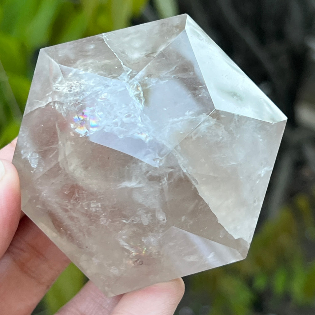 Cuart fumuriu forma diamant m2, pietre semipretioase - druzy.ro 7 