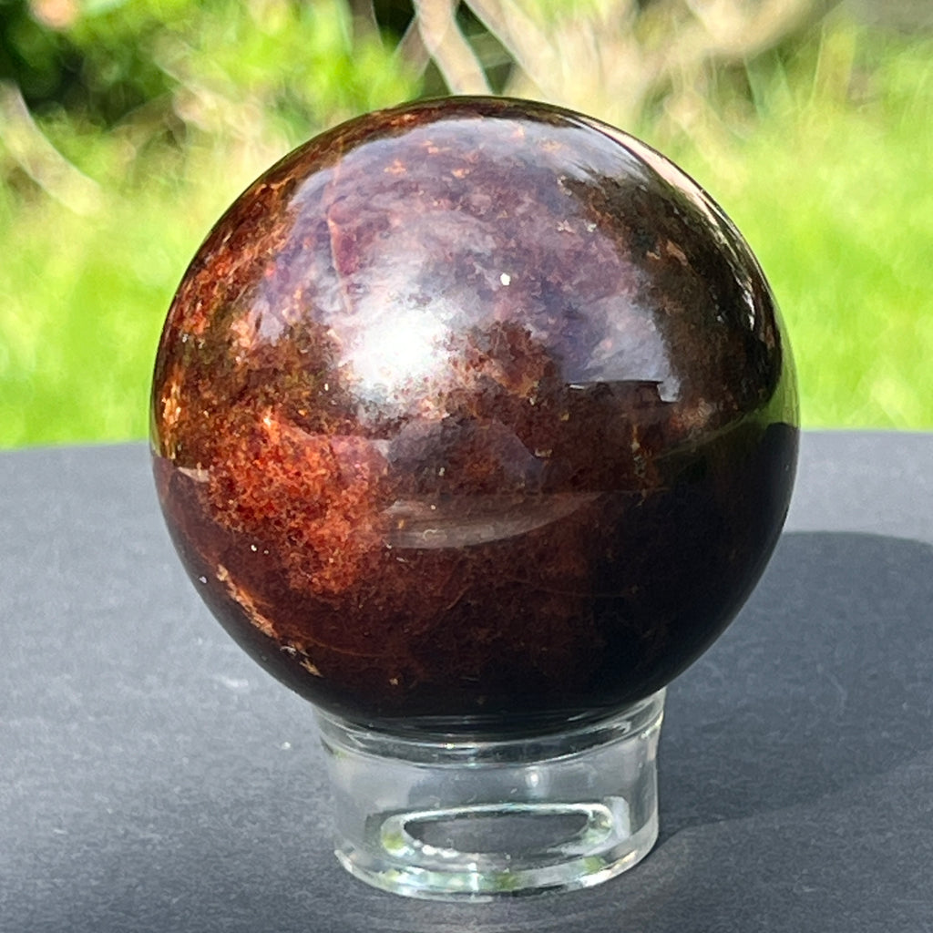Sfera granat model 3, pietre semipretioase - druzy.ro 1 