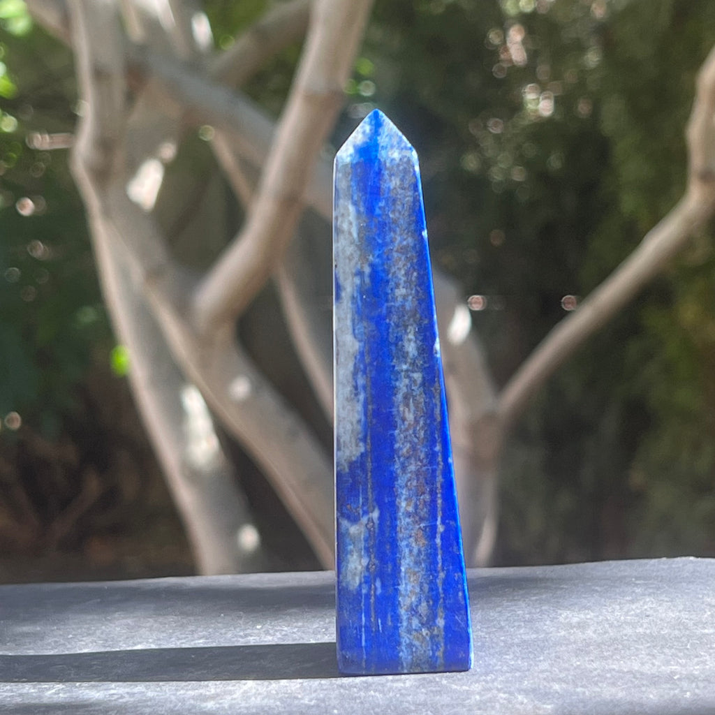 Turn/obelisc lapis lazuli m11, druzy.ro, cristale 6