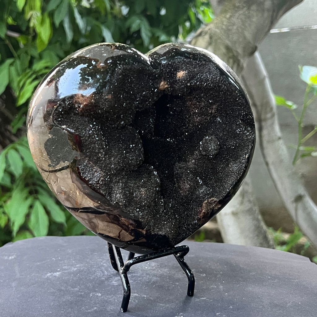 Inima septaria XXL model 1, pietre semipretioase - druzy.ro 2 