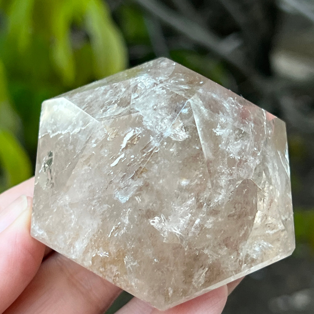 Cuart fumuriu forma diamant model 4, pietre semipretioase - druzy.ro 4 