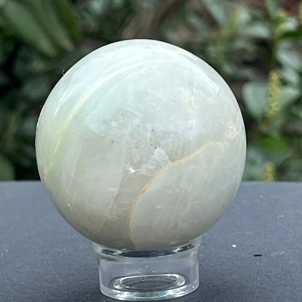 Piatra lunii cu garnierit sfera m3, pietre semipretioase - druzy.ro 3 