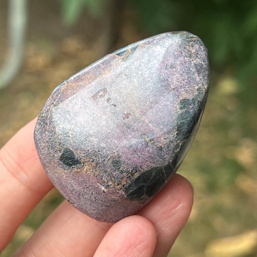 Palmstone atlantisit (stichtit, serpentin) model 3, pietre semipretioase - druzy.ro 2 