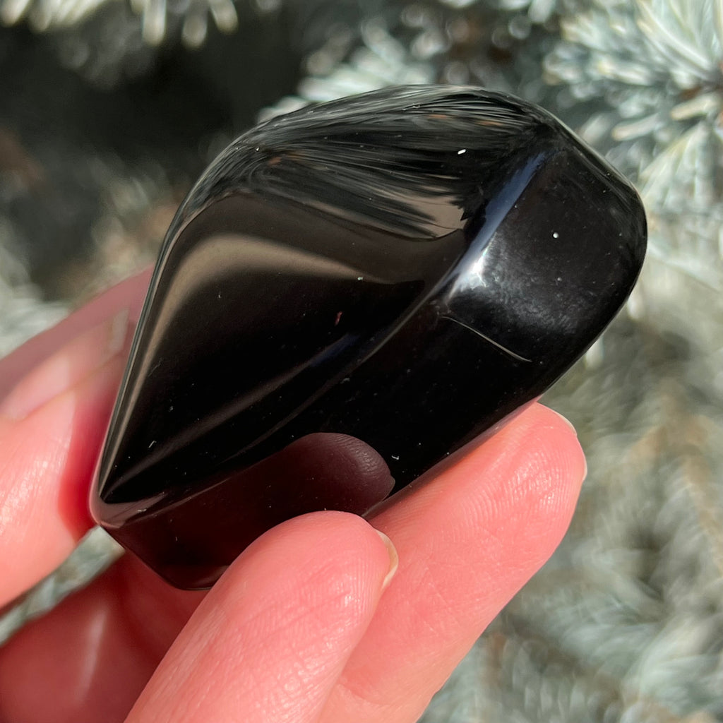 Obsidian curcubeu inima model 7, druzy.ro, cristale 4